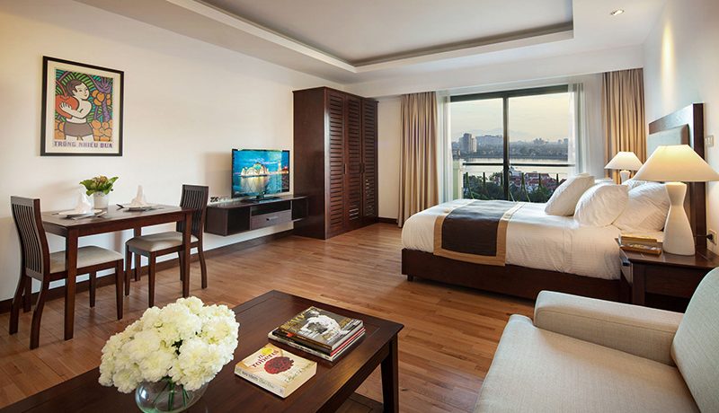 studio apartment in elegant suites