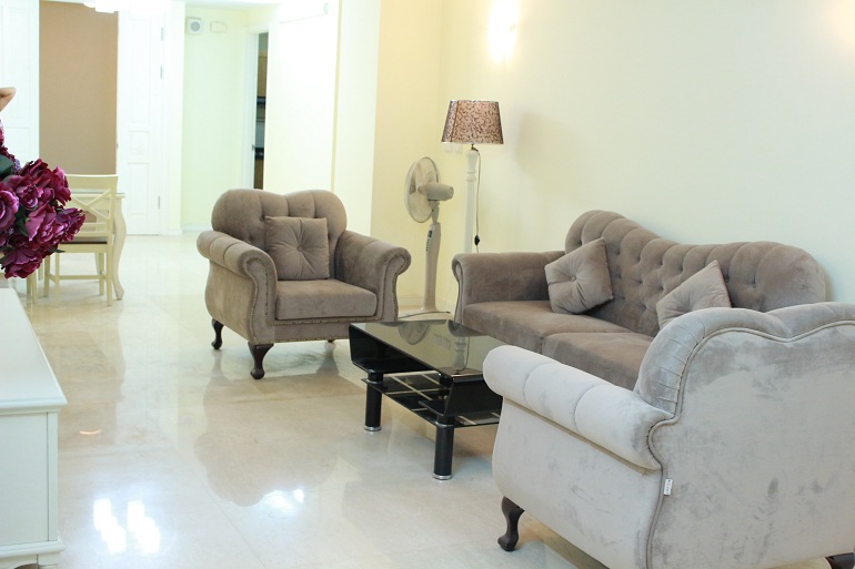 Modern three bedroom apartment, Ciputra Hanoi for rent.