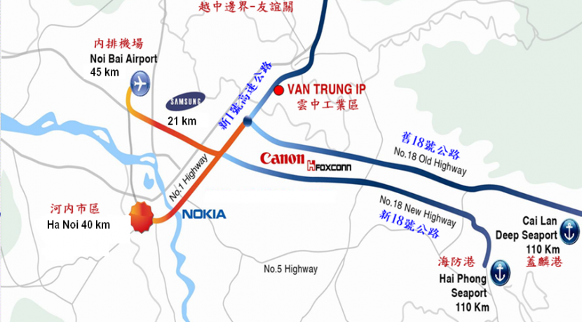 vị trí vân trung