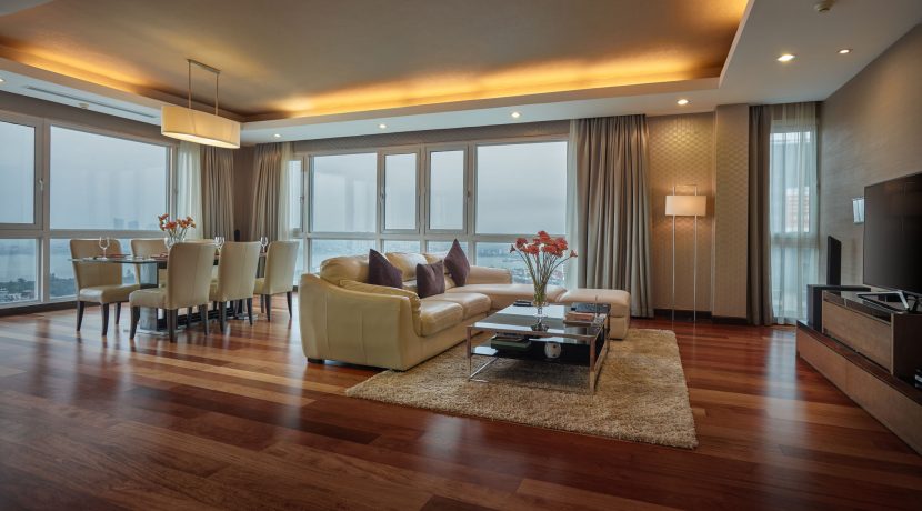 High-end duplex penthouse