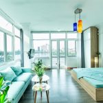 Colorful Truc Bach studio apartment